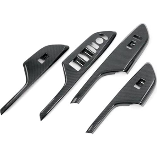 Armrest Window Rise Lift Down Control Switch Door Lock Panel Cover Trim for Right Hand Drive 10Th Gen Honda Civic(4Pcs)