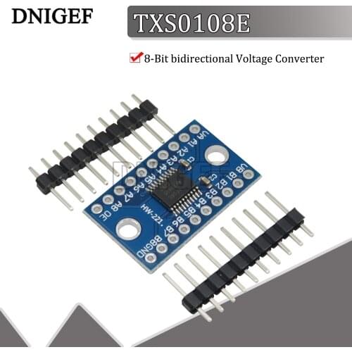 DNIGEF 1 PCS 3.3V 5V TXS0108E 8 Channel Logic Level Converter Convert TTL Bi-directional Mutual Convert
