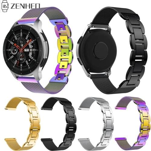 Metal Bracelet Strap for Samsung Galaxy Watch 46mm Replacement Stainless Steel Watch Band for Samsung Gear S3 Classic/Frontier