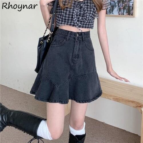 Rhoynar Denim Skirts For Women