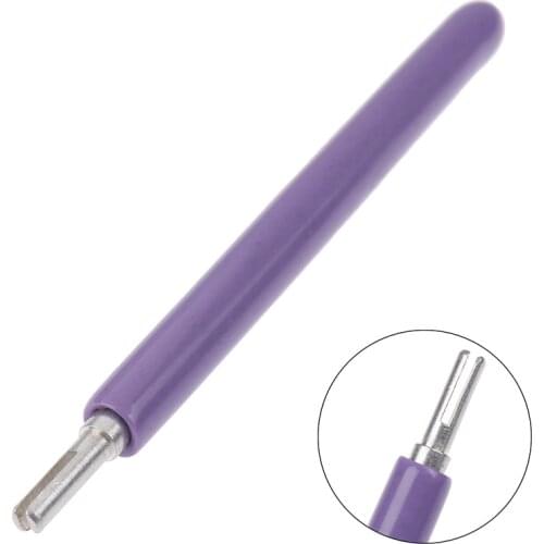1pc Practical Quilling Paper Pen Scrapbooking Craft Simple Slotted Structure PVC Handle DIY Origami Quilled Tools