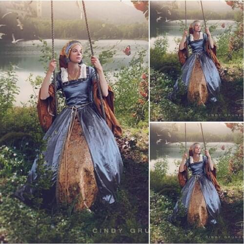 History!19 Century Vintage Costumes 1860S Victorian Gothic/Civil War Southern Belle Gown Dress Scarlett dress US 4-36 C-039