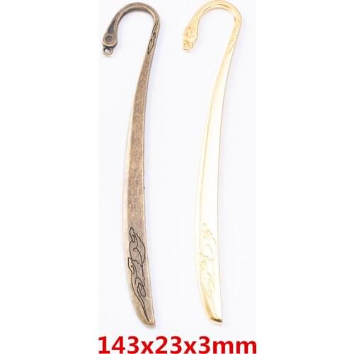 3 pieces of retro metal zinc alloy Bookmark pendant for DIY handmade jewelry necklace making 7442