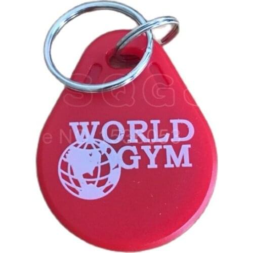 Free Shipping 100pcs 125Khz RFID silk-screen ID Card Keyfobs,Access Control Card Rfid Tag Blue yellow red