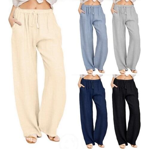CALOFE Women's Wide Trousers