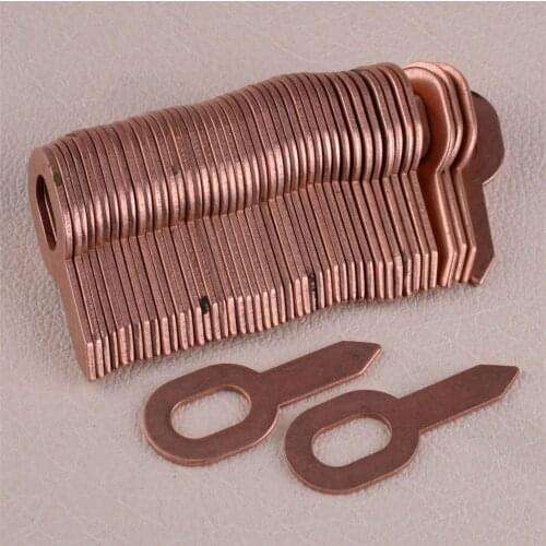 CITALL New 50pcs Car Copper Plated Dent Puller Rings for Spot Welding Soldering Body Panel Washer 55.5mm Removal Repair Tool