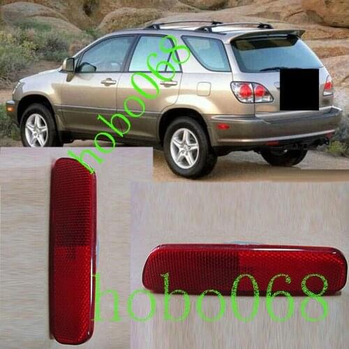 For LEXUS RX300 MCU15 1998 1999 2000 2001 2002 CAR Rear Bumper Reflector Side Marker Light Cover 2pcs