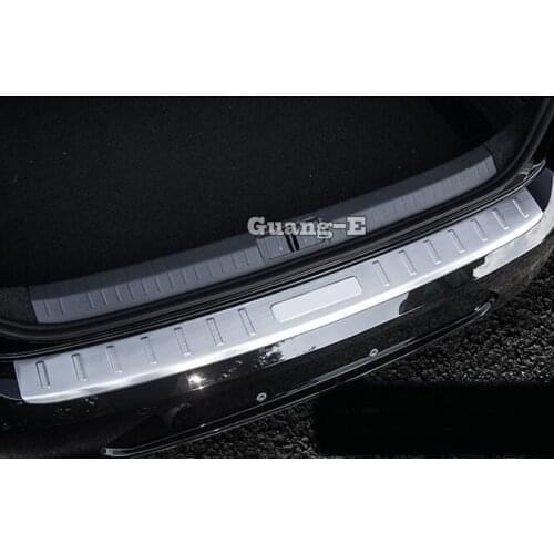 For VW Volkswagen Passat B8 Sedan Variant Alltrack 2015 2016 2017 2018-2020 Car Rear Outside Bumper Trunk Trim Cover Plate Pedal