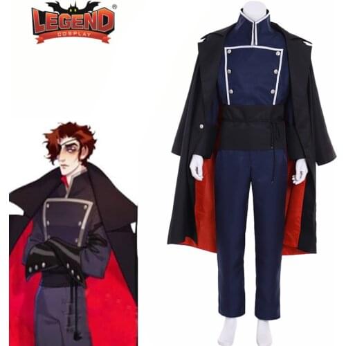 Cosplay legend Game The Arcana Cosplay Costume Julian Devorak Vampire Costume Custom Made H001