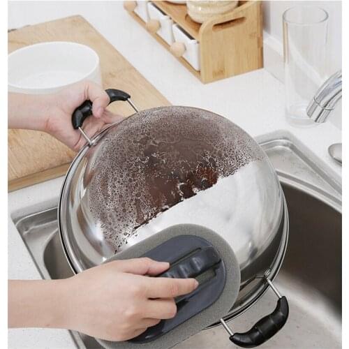 Kitchen Cleaning Brush Scrubber Brush Kitchen Clean Tools Strong Decontamination Bath Brush Sponge Tiles Bath Brush Kitchen