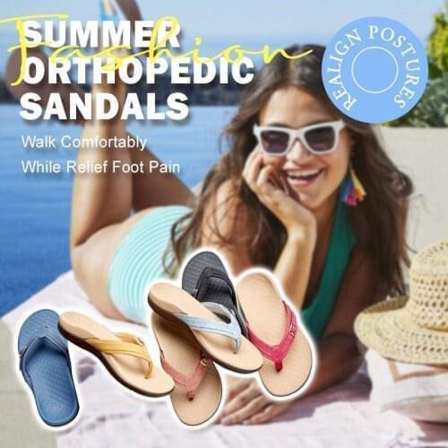 Summer Orthopedic Sandals Women Slippers Home Womens Shoes Casual Female Slides Flip Flop Women Sandals For Summer Chausson