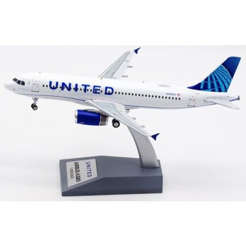 1:200 Scale United Airways A320 Airlines Model with Base Alloy Aircraft For Collectible Souvenir Show Gift Toys