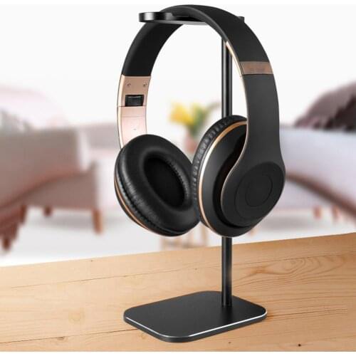 Headphone Holder Non-slip Wide Applicability U-shaped Design Portable Aluminum Alloy Non-slip Headphone Stand for Home