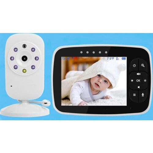 New 3.5 inch Baby Monitor with Camera Infrared Night Vision Video Wireless Night Version Talk Back Intercom Baby Security Camera