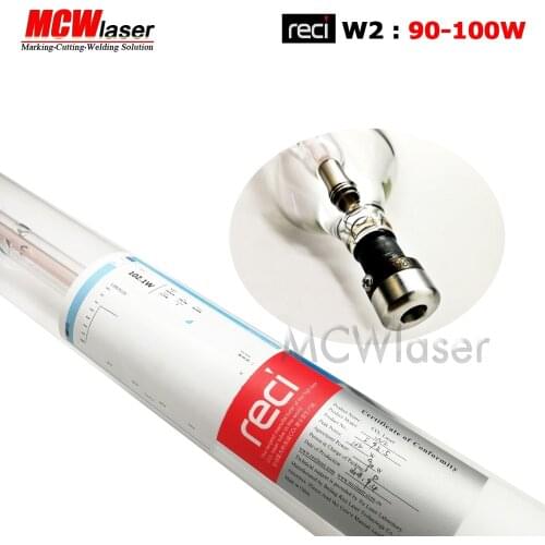 Original RECI 90W CO2 Laser Tube Peak 100W Z2 W2 Water Cooling Engraver Cutter