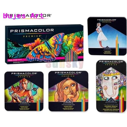 Original 24 48 72 132 150 USA prismacolor Premier oily art Color pencil sanford Lapis colorido de Arte, coloring pencils