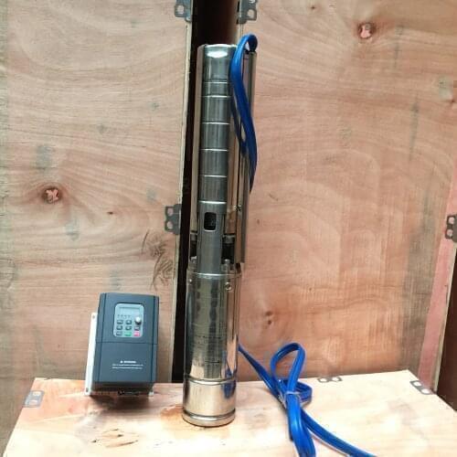 Submersible borehole solar pump Permanent magnet synchronous motor solar powered pool pump kit for well