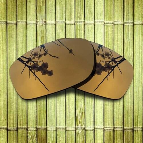 Polarized Replacement Lense For-Oakley Fives Squared Sunglasses Frame True Color Mirrored Coating - Copper Color Options