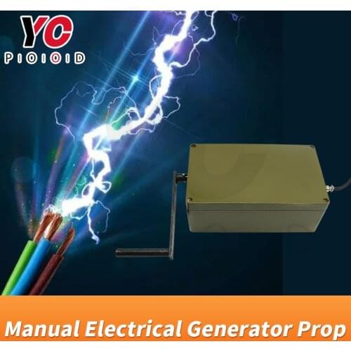 YOPOOD Manual Electrical Generator Prop keep rotating the generator handle to light on the bulb or open the electric lock supply