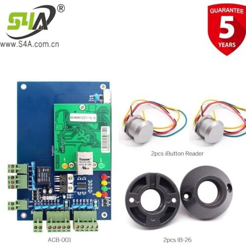 S4A single door TCP/IP Access Control Board WAN Card swipe Door Entry Systems WG26 34 Security Solutions IP Control Board
