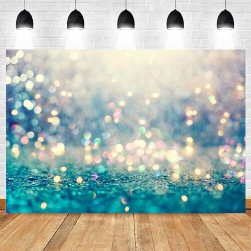 Yeele Green Light Bokeh Photocall Glitter Shine Photography Backdrop Personalized Photographic Backgrounds For Photo Studio
