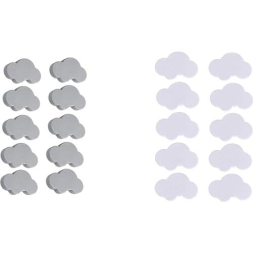 10Pcs Cartoon Cloud Furniture Handles Children Room Knobs Handles Drawer Pull Handle Door Knob for Drawer