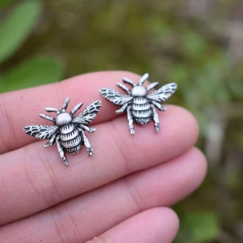 12pcs skull moth earring