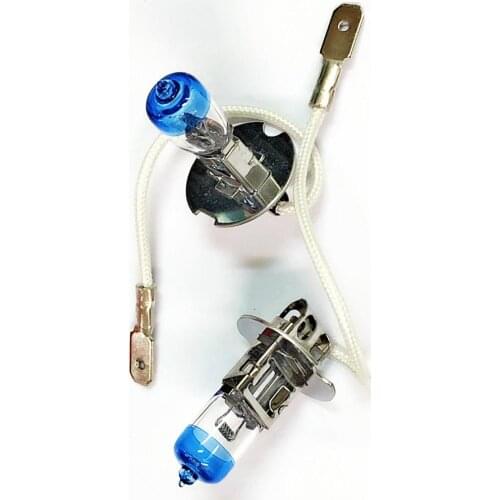 2x H3 DC 24V 100W Hight Power Car Headlight Bulbs Auto Fog Lamp 4300K Xenon Yellow 24V H3 Head Light Lamp 100W