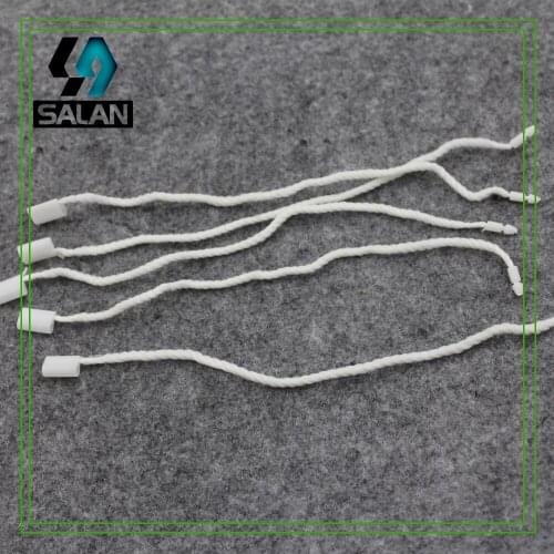 Free Shipping seal lock cords for clothing hang Tag for clothing string buckle string seal tag ropes for garment bag