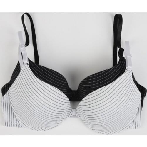 Buckle steel circle bra women seamless sexy front close bra girl push up underwear