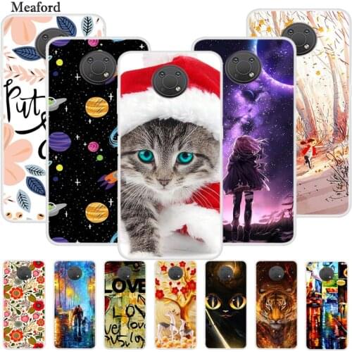 For Nokia G10 G20 Case Luxury Silicone TPU Soft Cover Phone Case for Nokia G20 TA-1334 Shockproof Cute TPU Bumper Fundas Coque