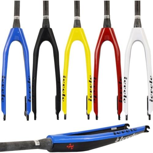 Ievele Mountain bike carbon fiber front fork bicycle 26ER / 27.5ER / 29ER weave bicicletas mountain bike fork disc brake