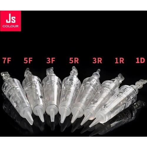 PMU Cartridge Needle Tattoo Makeup 1D 1R 3R 5R 3F 5F Cordless Powder Brows Microblading Pen Machine Shading Eyeliner Lip 30pcs