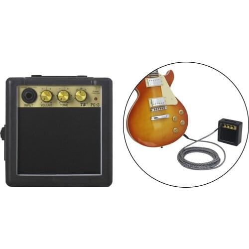 Mini Guitar Amplifier Guitar Amp with Back Clip Speaker Guitar Accessories for Acoustic Electric Guitar Accessories Part