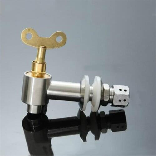 New Home brew Beer faucet Beer tap Adjustable Faucet Brushed Homebrew Making Tap Drink Tap Bar Accessories with Key