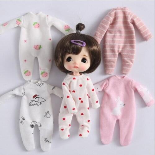 Bjd clothes ob11 baby clothes striped clothes for obitsu11 Molly GSC body 1/8 1/12 bjd Yuan Nai BJD doll accessories