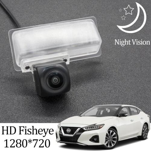 Owtosin HD 1280*720 Fisheye Rear View Camera For Nissan Maxima MK8 2016 2017 2018 Car Reverse Backup Parking Accessories