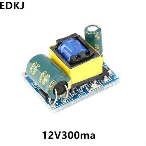 1pcs AC-DC/220V To 12V Converter Board Module Power Supply 12V 300mA (3.5W) Lsolating Switch Power Module Overall Height 13.5mm
