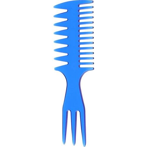 Professional Salon Wide And Fine Tooth Hair Extensions Detangling Hair Comb for Hairdressing Salon Home Personal Application