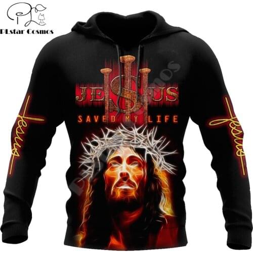 Drop shipping Jesus pattern 3D All Over Printed Mens Autumn Hoodie Sweatshirt Unisex Streetwear Casual Zip Jacket Pullover KJ646