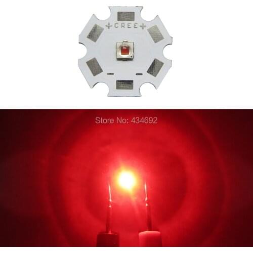 Cree XPE2 XP-E2 Led Beads Red 620NM Green 525NM Blue 470NM Led Emitter Lighting Lamp On 20MM/16MM/14MM/12MM/8MM Aluminum PCB