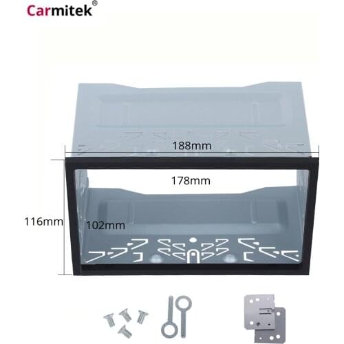 Universal 6.2'' 7'' Double Din Mounting Fascias Frame for VW Series Jetta Chico Golf Bora Polo MK3 MK4 DVD Player Fitting Kits