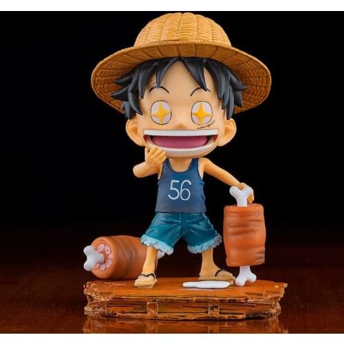 Japanese Anime ONE PIECE Q Monkey D. Luffy action Figure Collection Figurines Pvc Model Toy