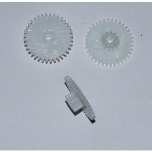 10/100pcs 36+12teeth 2mm hole double plastic reduction gear/rc car robot diy toy accessories technology model parts36122b