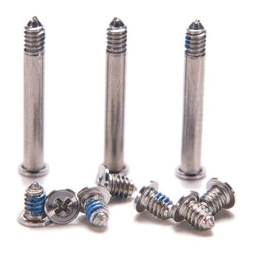 10pcs(3long+ 7short) Universal Computer Case Cover Bottom Back Screws for MacBook Pro Series 13" 15" 17" A1278 A1286 A1297