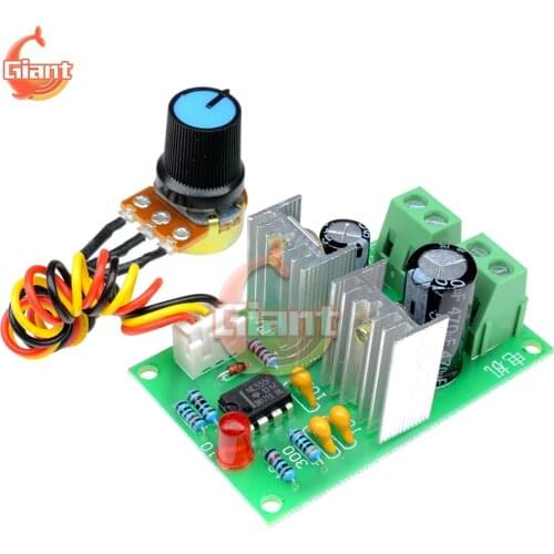 12V 24V 36V Pulse Width PWM 3A DC Motor Speed Controller Voltage Regulator Adjustable High Torque High Power Switch Module Board