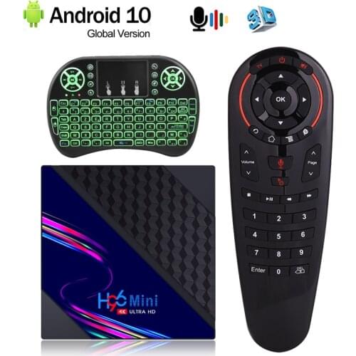 2020 H96 MINI V8 Android 10.0 RK3228A Quad Core Smart TV Box 2G 16G DDR3 2.4G WIFI 4K HD Smart Set-Top Box PK X96 MINI