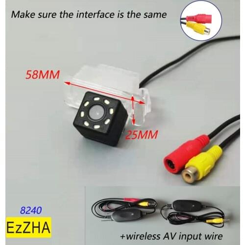 4 led Night Dynamic Trajectory Wireless Car Rear View Camera For Ford Focus Edge Kuga Ranger Fiesta Mondeo Galaxy C-Max Ecosport