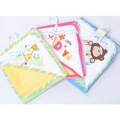 Animal Baby Bathrobe Baby Towel infant bath Kids wash clothes set baby stuff Hooded towels 76*76cm