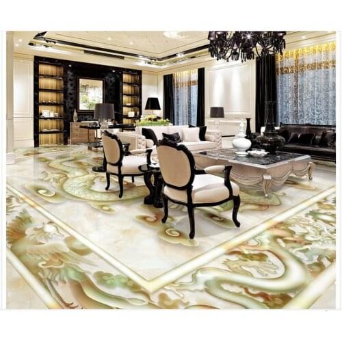 Home Decoration 3d floor wallpapers Marbles relief Custom Photo self-adhesive 3D floor PVC waterproof floor